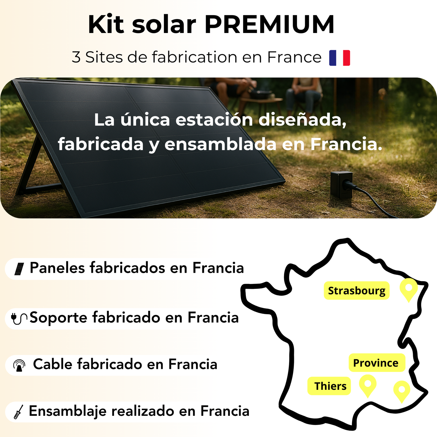 Kit solar 1500W plug and play