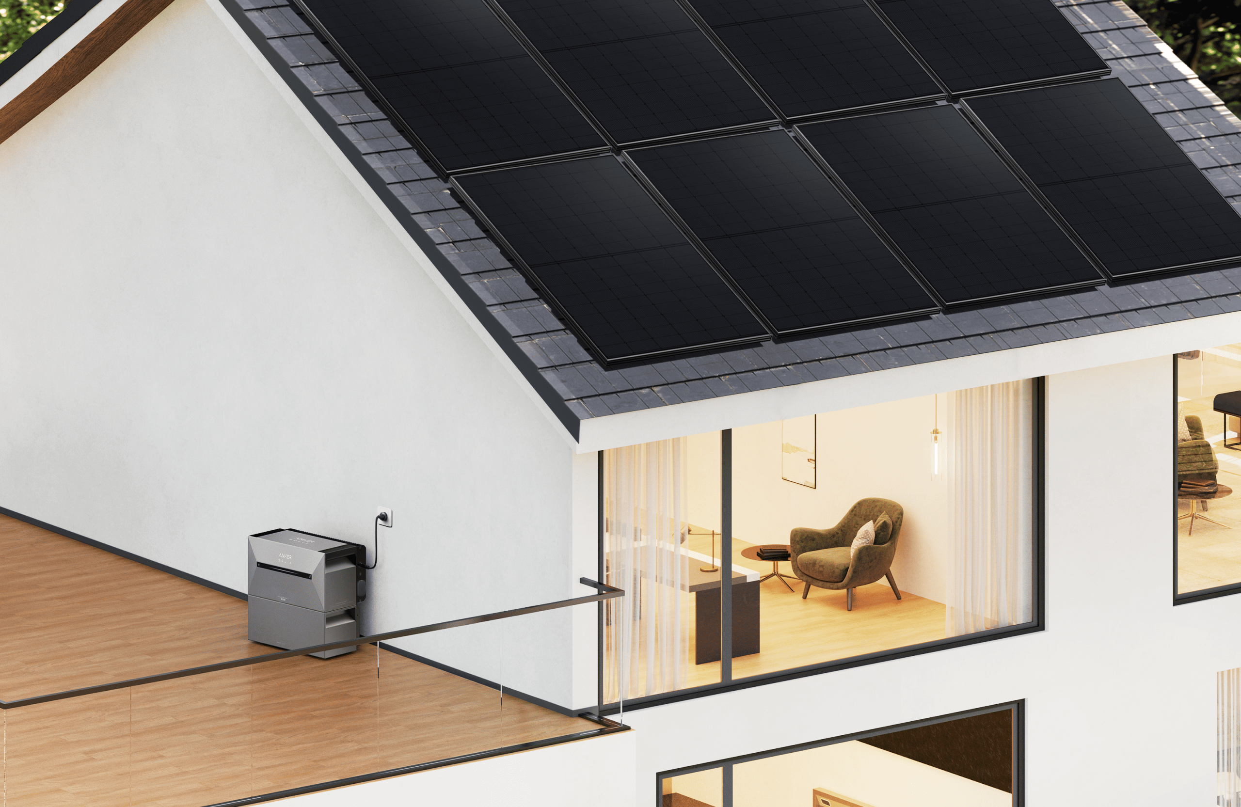 Anker SOLIX contador inteligente Batería panel solar Plug and Play