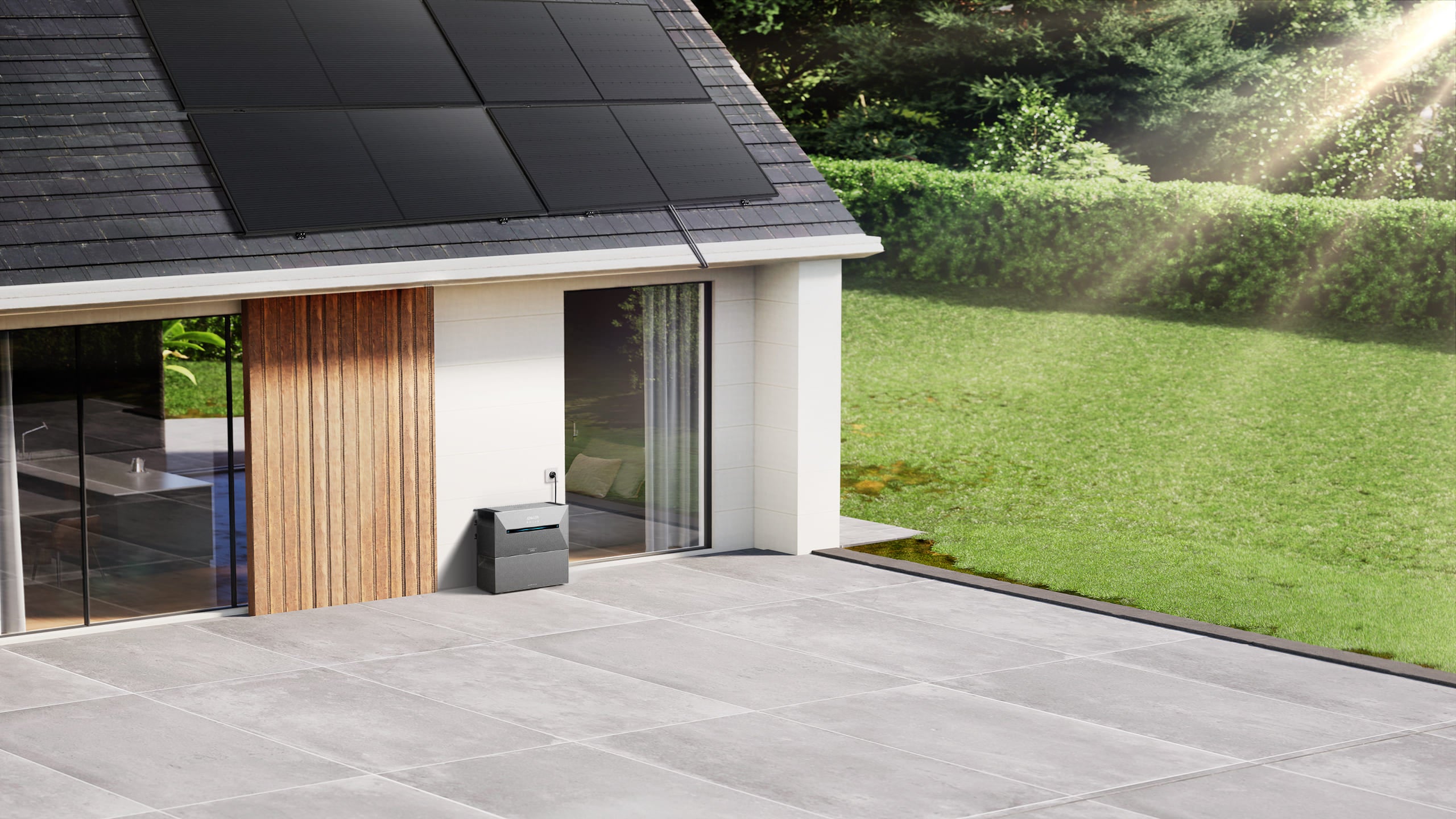 Anker SOLIX contador inteligente Batería panel solar Plug and Play