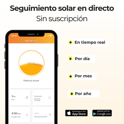 Kit solar 1500W plug and play