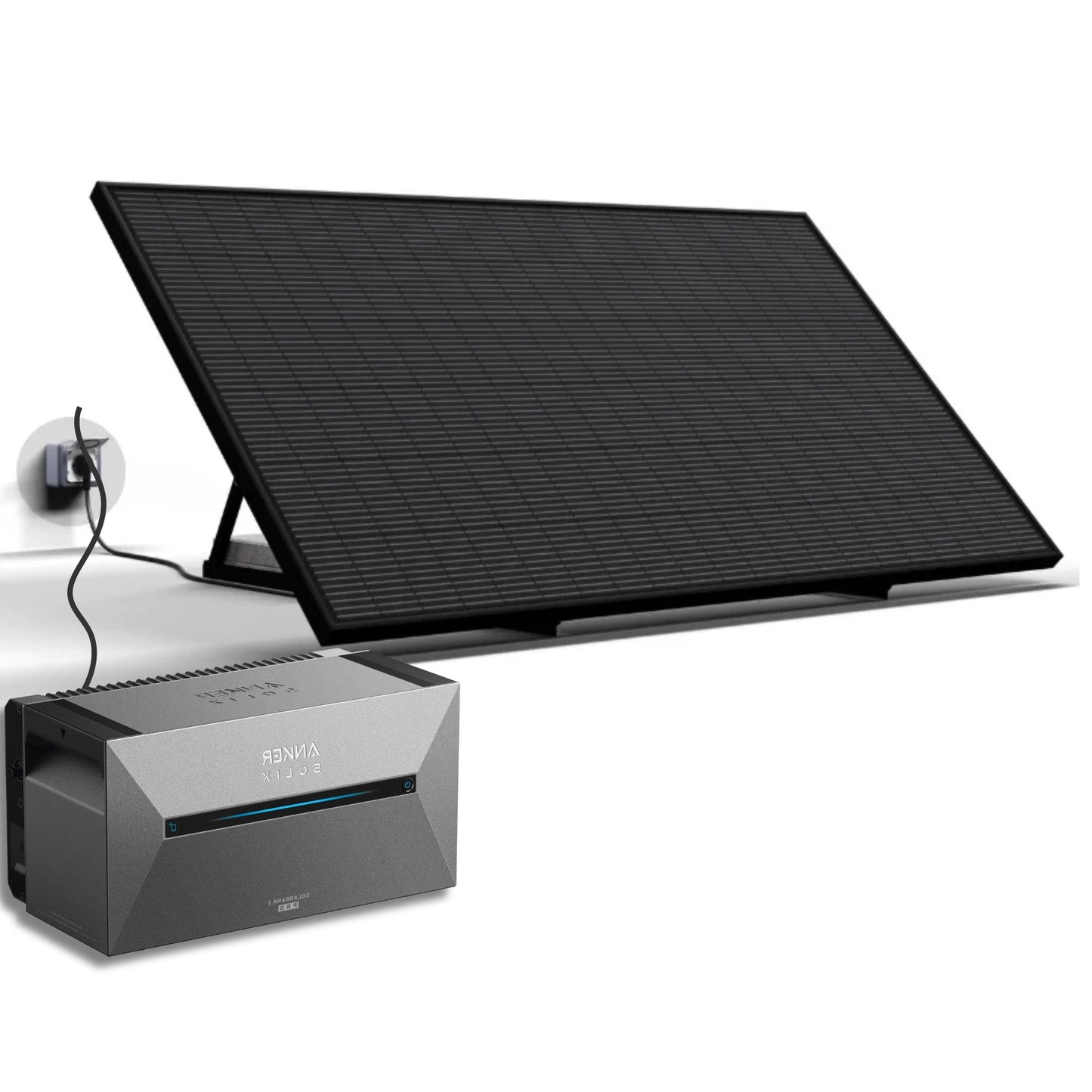 Estación solar 400W sin microinversor