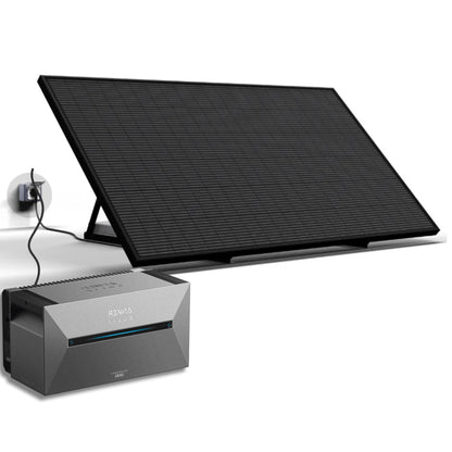 Estación solar 400W sin microinversor