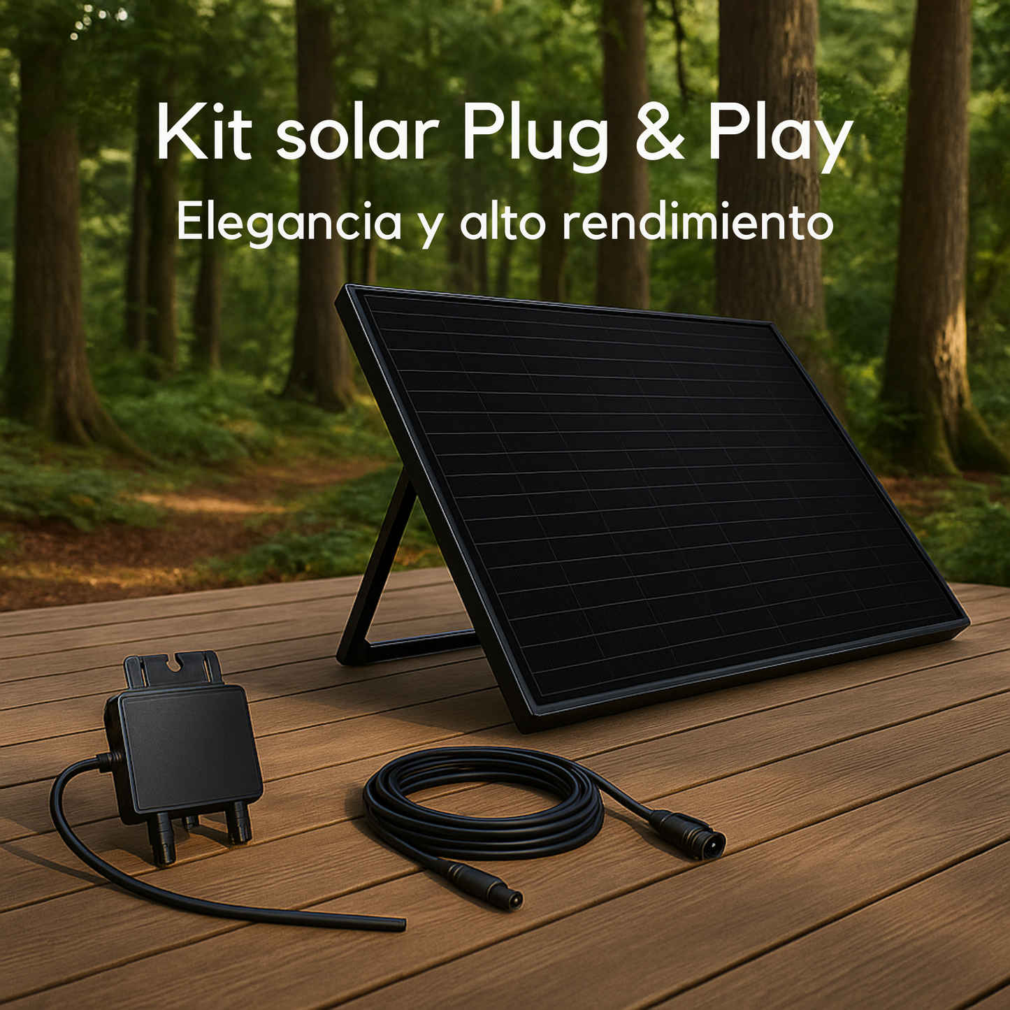 Kit solar 1500W plug and play
